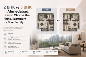 2 BHK vs 3 BHK in Ahmedabad: How to Choose the Right Apartment for Your Family